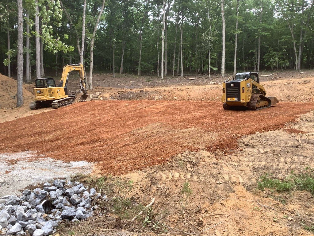 Land clearing and grading equipment